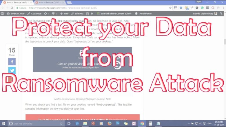 Tips How To Protect Your Data From Ransomware Attack