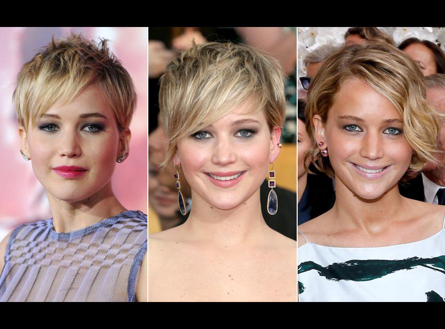 Grown-out pixie cuts