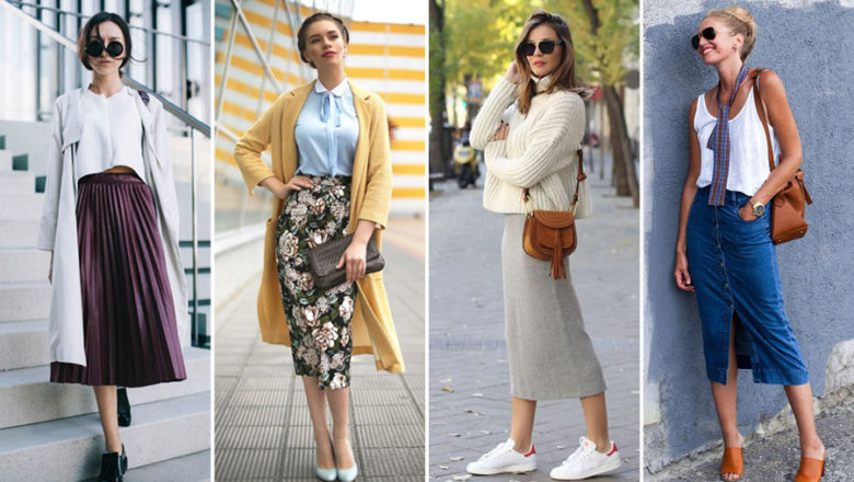 How to Wear This Year’s Midi Skirts Trend