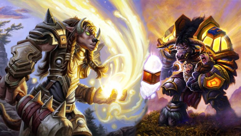 Tauren Paladins and Dwarf Shamans in World of Warcraft